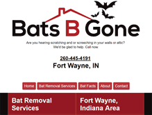 Tablet Screenshot of batremovalservices.com